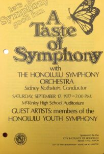 a taste of symphony program